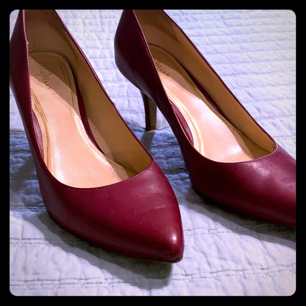 Cole Haan pumps color is deep pink